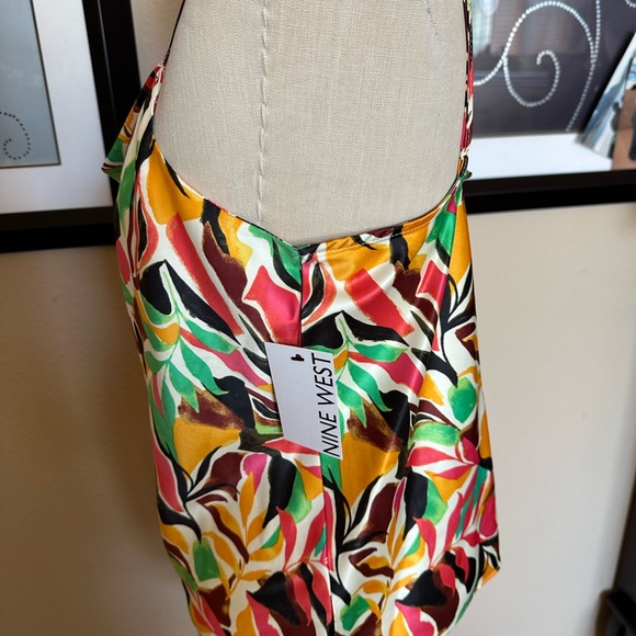 BNWT Nine West Floral Tank Blouse. size medium - Picture 3 of 8